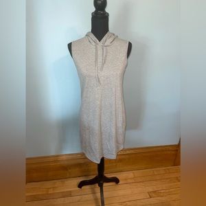 Drawstring Sleeveless Hooded Dress